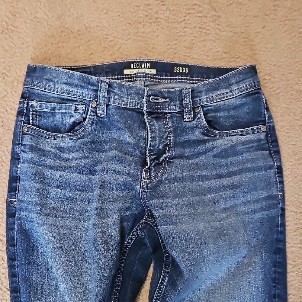Men's Blue Straight Jeans